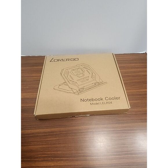 Other - NIB‎ Lorergo Notebook Cooler Swivel Base Stand LELR04